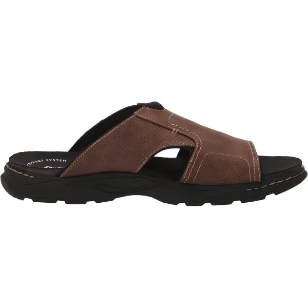 imageDr Scholls Shoes Mens Hawthorne Slide SandalBrown Smooth
