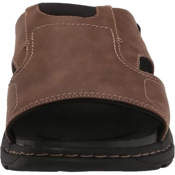 imageDr Scholls Shoes Mens Hawthorne Slide SandalBrown Smooth