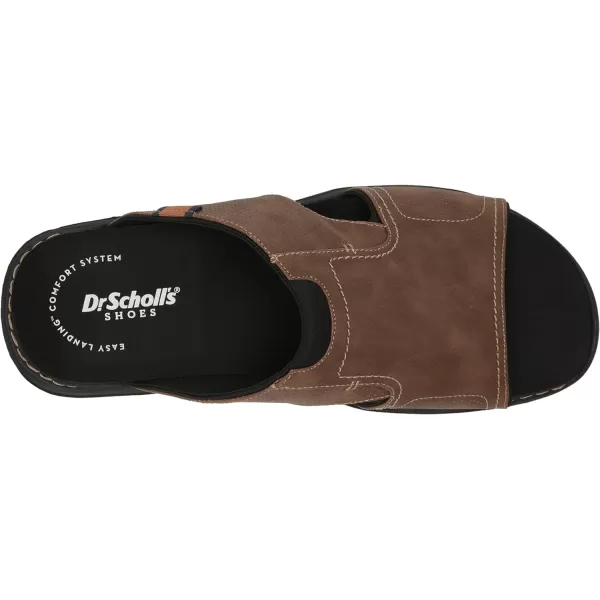 imageDr Scholls Shoes Mens Hawthorne Slide SandalBrown Smooth
