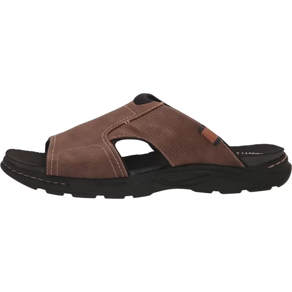 imageDr Scholls Shoes Mens Hawthorne Slide SandalBrown Smooth