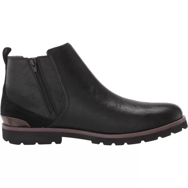 imageDr Scholls Shoes Mens Levine Mid Calf BootBlack Smooth