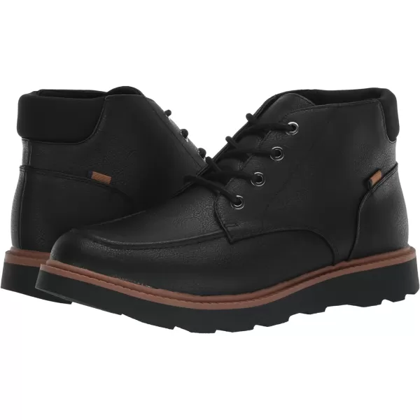 imageDr Scholls Shoes Mens Maplewood Chukka Ankle BootBlack Smooth