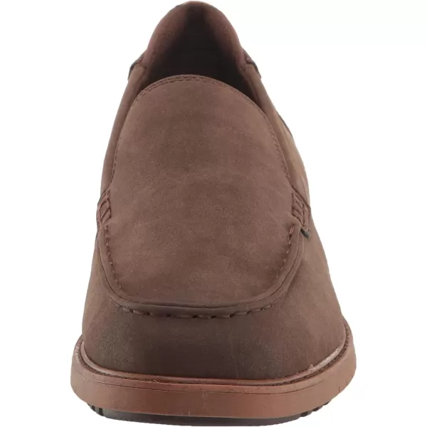 imageDr Scholls Shoes Mens Sync Up Moc Slipons LoaferChestnut Brown Synthetic