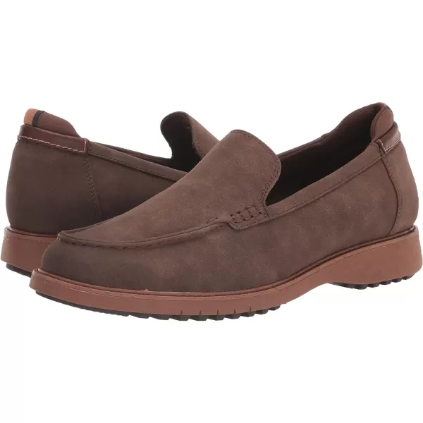 imageDr Scholls Shoes Mens Sync Up Moc Slipons LoaferChestnut Brown Synthetic