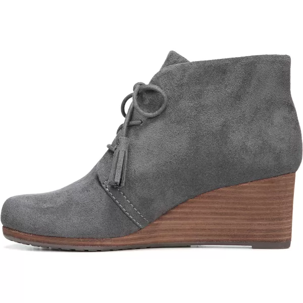 imageDr Scholls Shoes Shoes Womens Dakota BootDark Grey Microfiber Suede