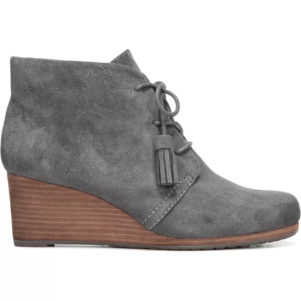 imageDr Scholls Shoes Shoes Womens Dakota BootDark Grey Microfiber Suede