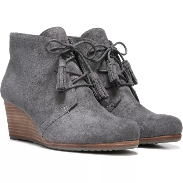 imageDr Scholls Shoes Shoes Womens Dakota BootDark Grey Microfiber Suede