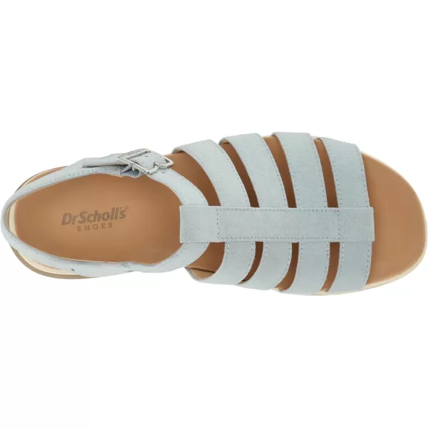 imageDr Scholls Shoes Womens A Ok Flat SandalSummer Blue Microfiber