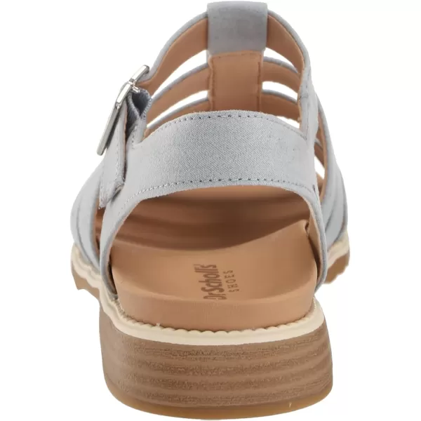 imageDr Scholls Shoes Womens A Ok Flat SandalSummer Blue Microfiber
