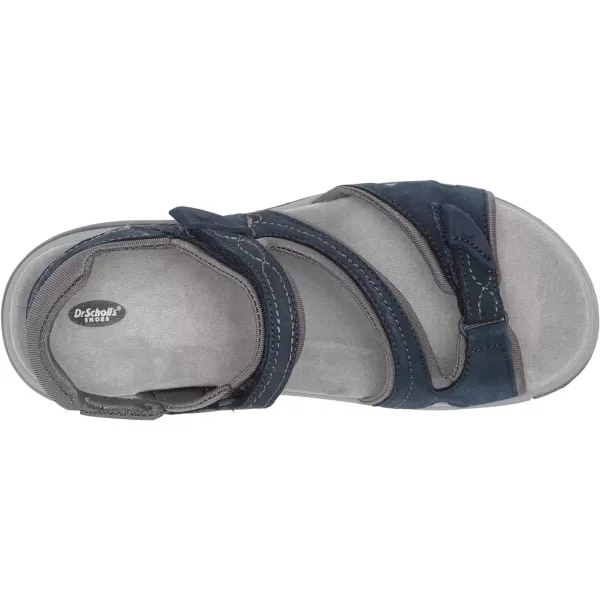 imageDr Scholls Shoes Womens Adelle Sporty Adjustable Footbed SandalElegant Navy Suede