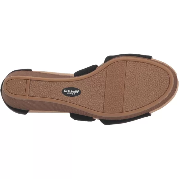 imageDr Scholls Shoes Womens Barton Band Wedge SandalBlack Smooth