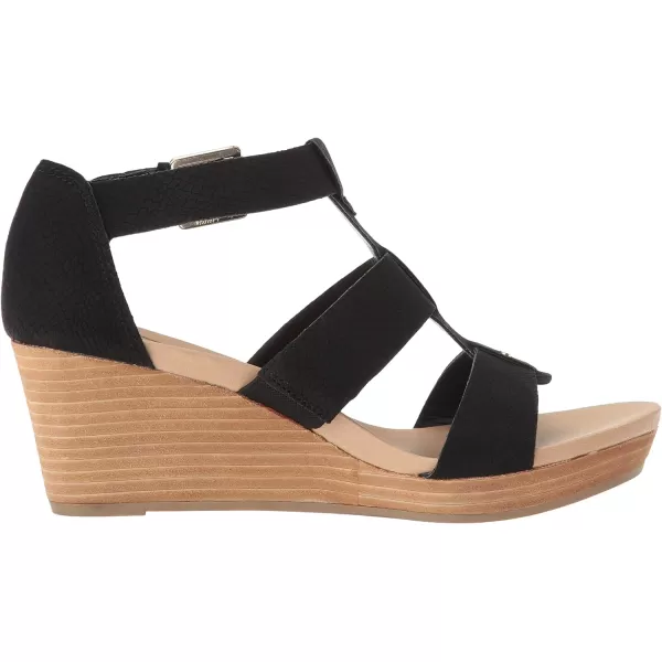 imageDr Scholls Shoes Womens Barton Wedge Platform SandalBlack Snake Print