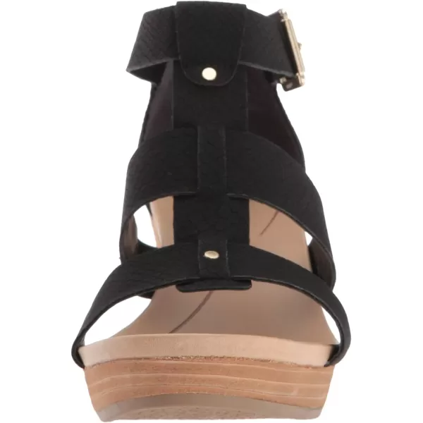 imageDr Scholls Shoes Womens Barton Wedge Platform SandalBlack Snake Print