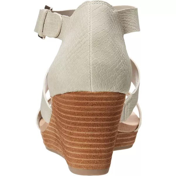 imageDr Scholls Shoes Womens Barton Wedge Platform SandalGreige Snake Print