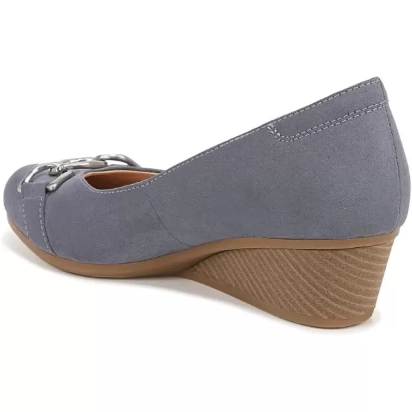 imageDr Scholls Shoes Womens Be Adorned Wedge PumpOxide Blue Microfiber