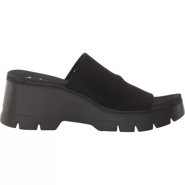 imageDr Scholls Shoes Womens Check Doubts Slide SandalBlack Fabric