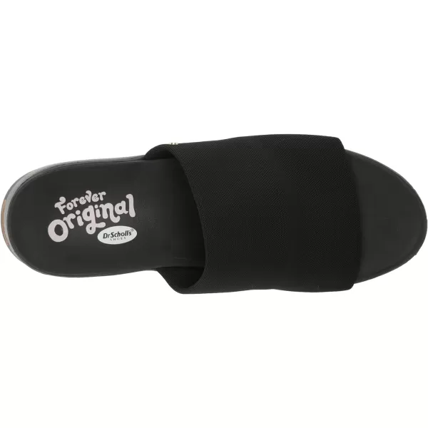 imageDr Scholls Shoes Womens Check Doubts Slide SandalBlack Fabric