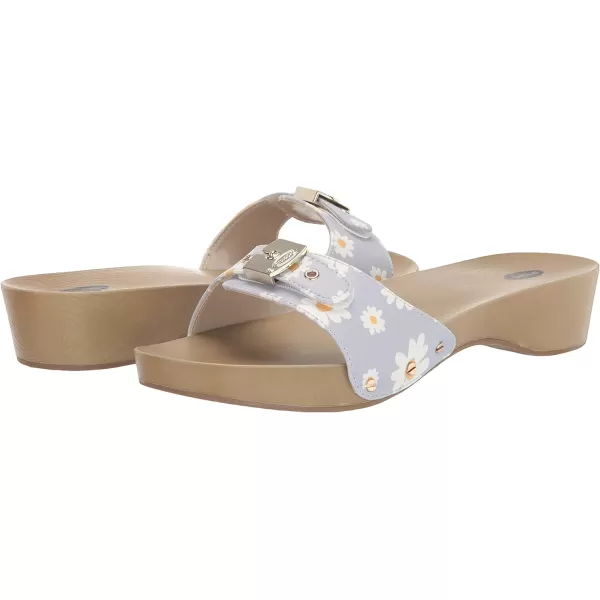 imageDr Scholls Shoes Womens Classic Sandal Faux Wood Slide SandalBlue Dawn Floral Print