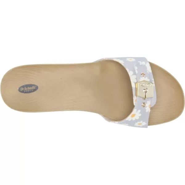 imageDr Scholls Shoes Womens Classic Sandal Faux Wood Slide SandalBlue Dawn Floral Print