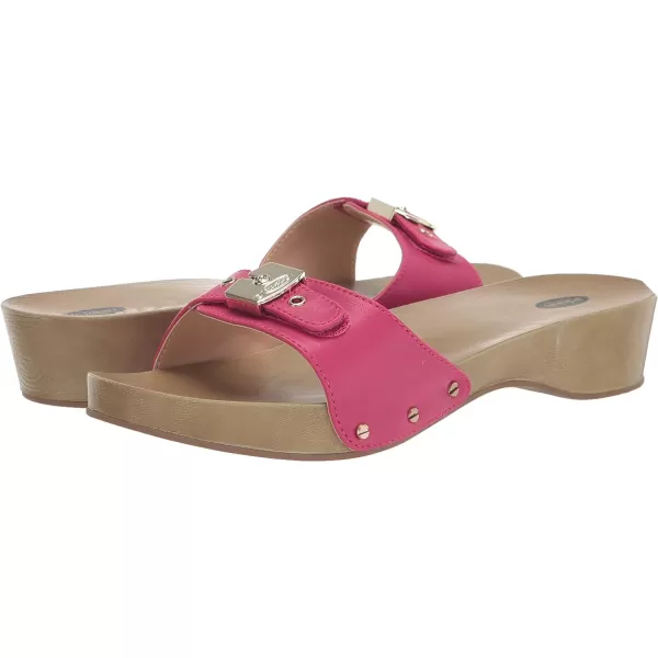 imageDr Scholls Shoes Womens Classic Sandal Faux Wood Slide SandalPink Yarrow Smooth