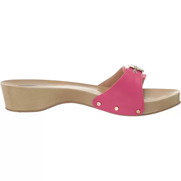 imageDr Scholls Shoes Womens Classic Sandal Faux Wood Slide SandalPink Yarrow Smooth