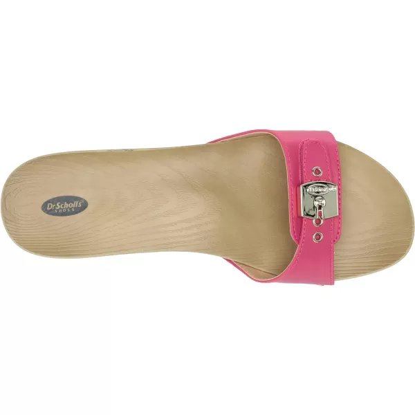 imageDr Scholls Shoes Womens Classic Sandal Faux Wood Slide SandalPink Yarrow Smooth