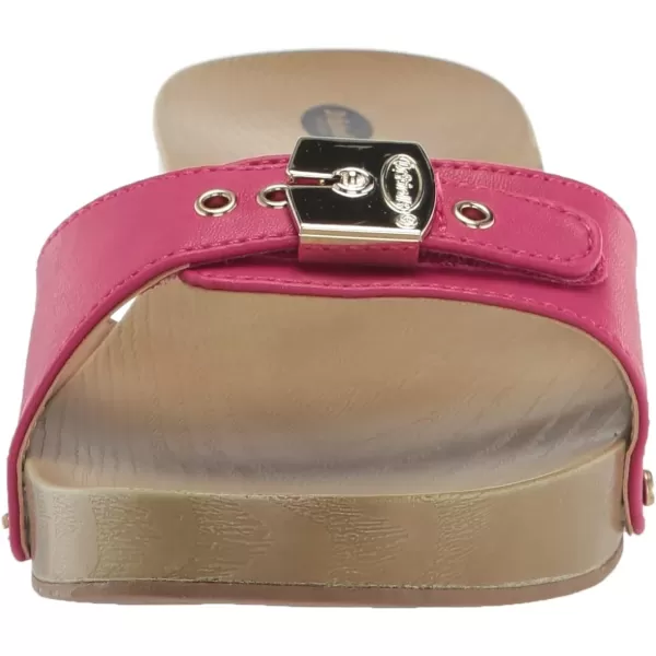 imageDr Scholls Shoes Womens Classic Sandal Faux Wood Slide SandalPink Yarrow Smooth