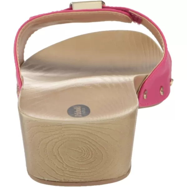imageDr Scholls Shoes Womens Classic Sandal Faux Wood Slide SandalPink Yarrow Smooth