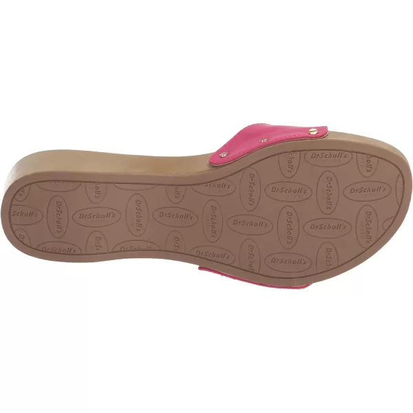 imageDr Scholls Shoes Womens Classic Sandal Faux Wood Slide SandalPink Yarrow Smooth