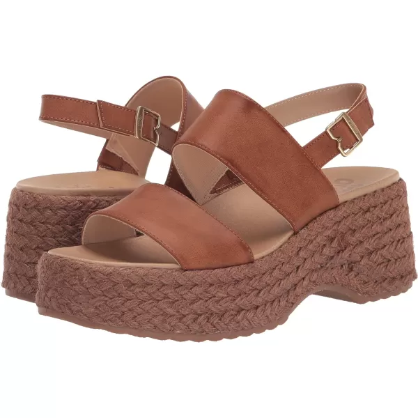 imageDr Scholls Shoes Womens Delaney Espadrille Wedge SandalHoney Smooth