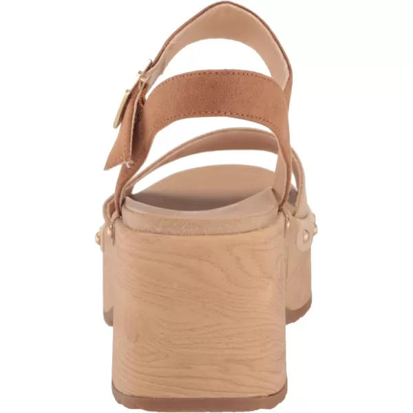 imageDr Scholls Shoes Womens Dubline Platform Wedge SandalLight Brown Fabric