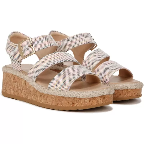 imageDr Scholls Shoes Womens Ellie Wedge SandalMulti Woven Fabric