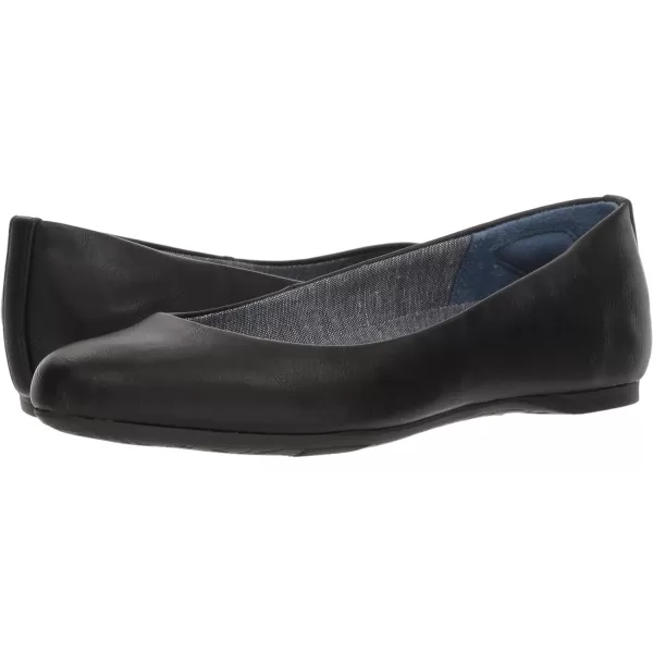imageDr Scholls Shoes Womens Giorgie Slip On Ballet FlatBlack Smooth