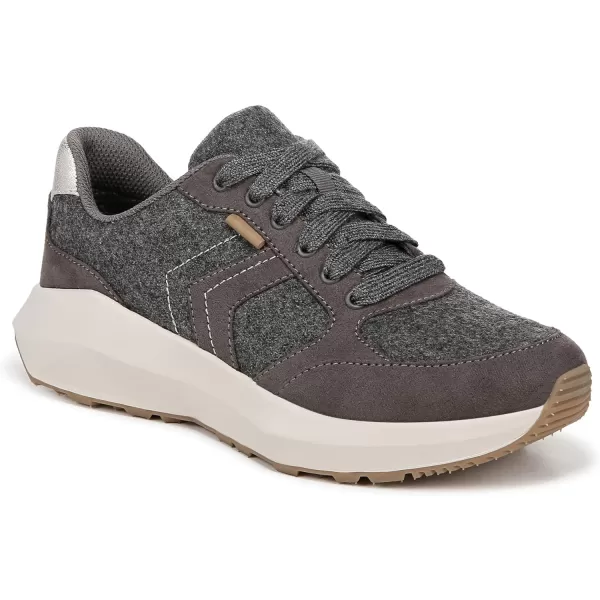 imageDr Scholls Shoes Womens Hannah Retro Lace Up Fashion SneakerCharcoal Wool