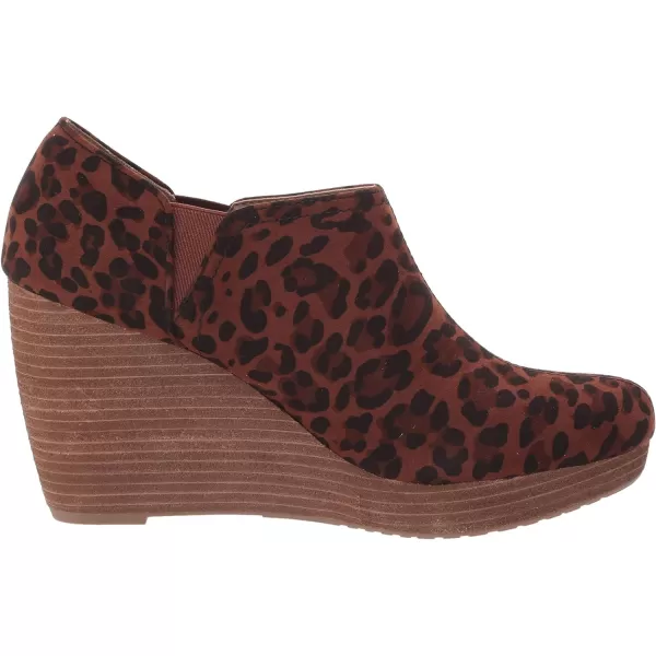 imageDr Scholls Shoes Womens Harlow Ankle BootBrown Black Leopard Microfiber