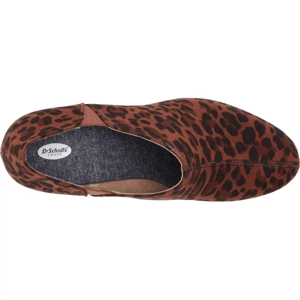 imageDr Scholls Shoes Womens Harlow Ankle BootBrown Black Leopard Microfiber