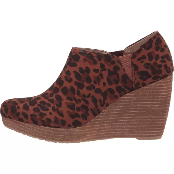 imageDr Scholls Shoes Womens Harlow Ankle BootBrown Black Leopard Microfiber