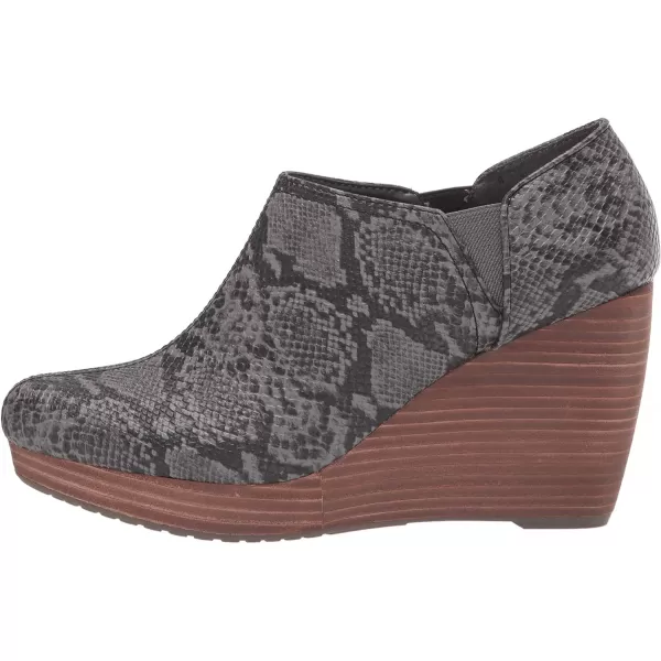 imageDr Scholls Shoes Womens Harlow Ankle BootGrey Black Snake