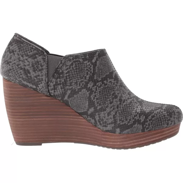 imageDr Scholls Shoes Womens Harlow Ankle BootGrey Black Snake