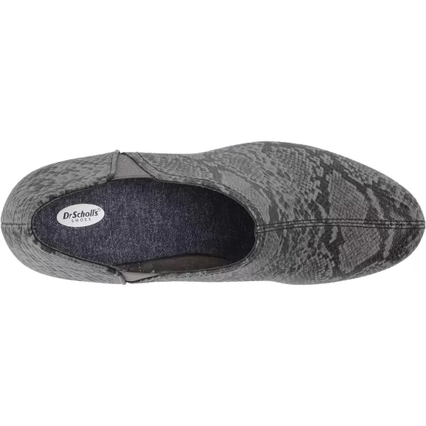 imageDr Scholls Shoes Womens Harlow Ankle BootGrey Black Snake