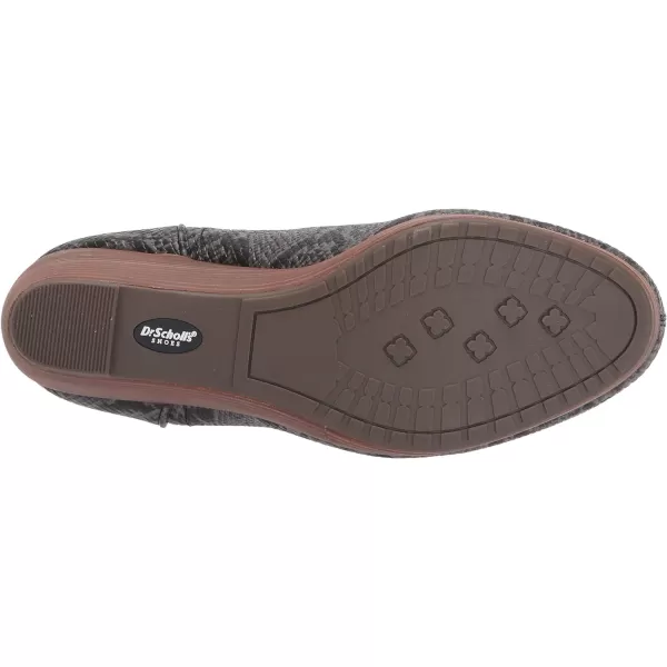 imageDr Scholls Shoes Womens Harlow Ankle BootGrey Black Snake