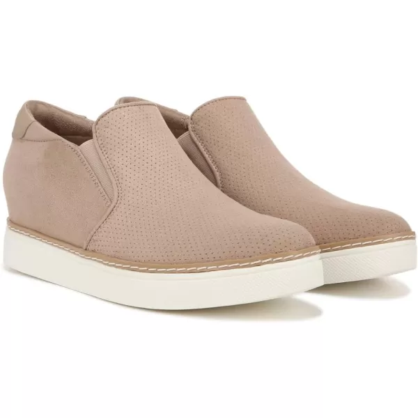 imageDr Scholls Shoes Womens If Only Slip On Hidden Wedge Platform SneakerToasted Taupe Microfiber