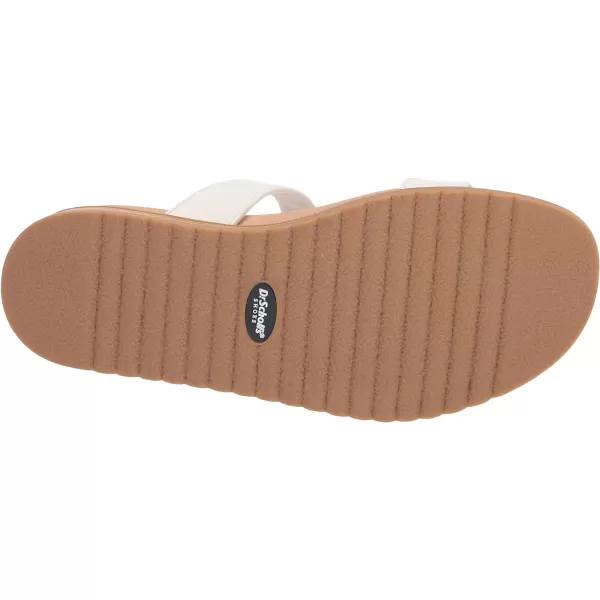 imageDr Scholls Shoes Womens Island Dream Thong Flat Sandal SlideWhite Smooth