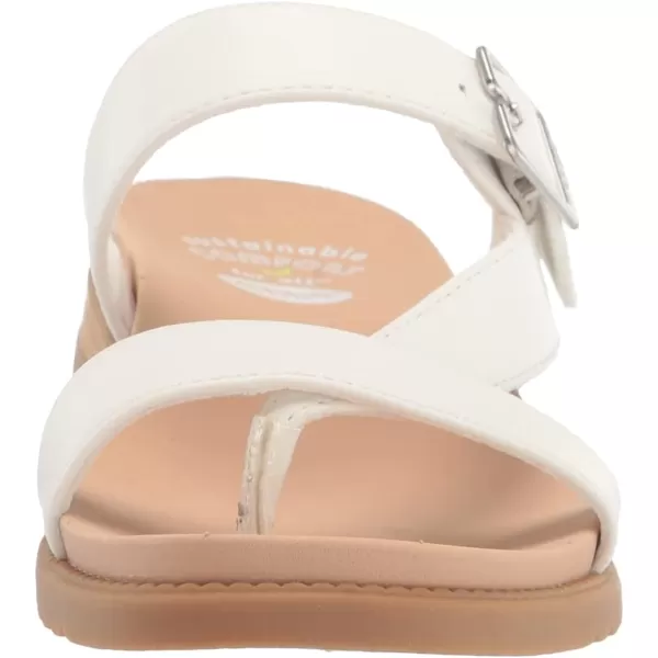 imageDr Scholls Shoes Womens Island Dream Thong Flat Sandal SlideWhite Smooth
