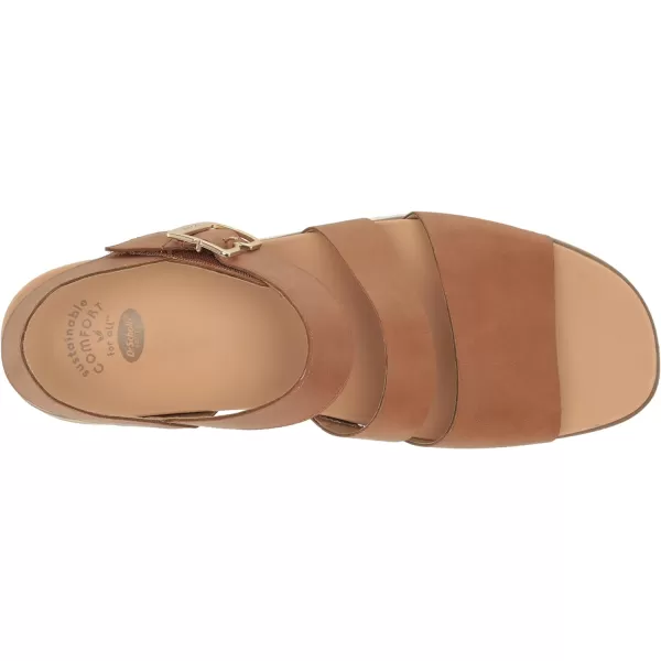 imageDr Scholls Shoes Womens Island Glow Strappy Flat SandalHoney Smooth