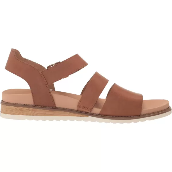imageDr Scholls Shoes Womens Island Glow Strappy Flat SandalHoney Smooth
