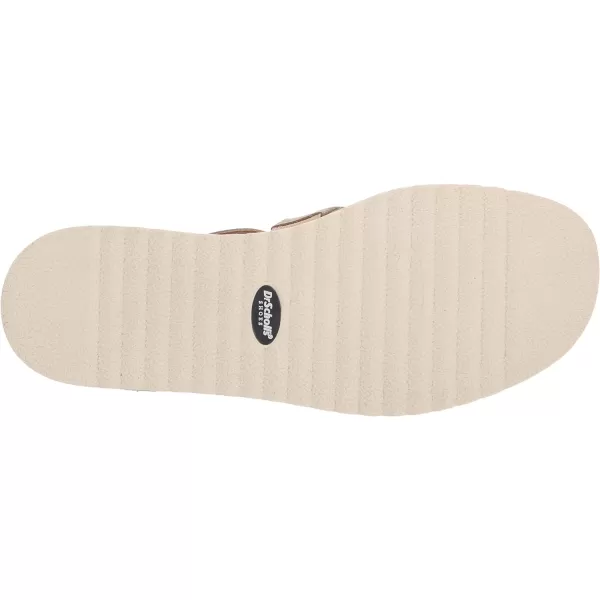 imageDr Scholls Shoes Womens Island Glow Strappy Flat SandalLt Gold Metallic Smooth