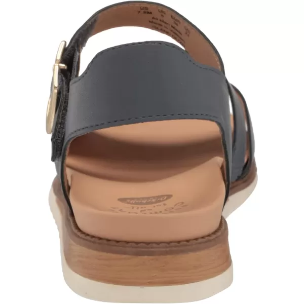 imageDr Scholls Shoes Womens Island Glow Strappy Flat SandalOxide Blue Smooth
