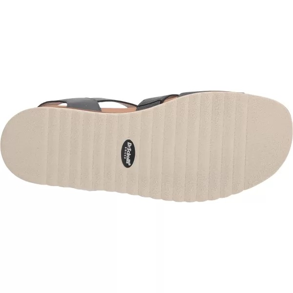 imageDr Scholls Shoes Womens Island Glow Strappy Flat SandalOxide Blue Smooth