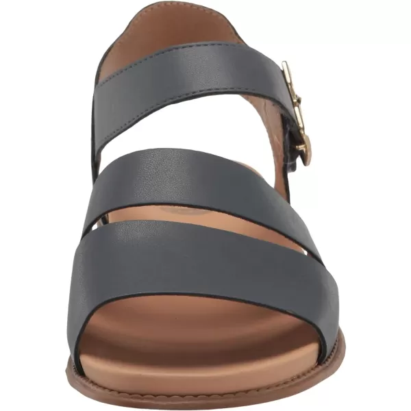 imageDr Scholls Shoes Womens Island Glow Strappy Flat SandalOxide Blue Smooth